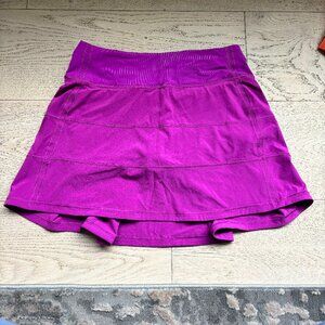 Lululemon Pace Rival Skirt in Vivid Plum
